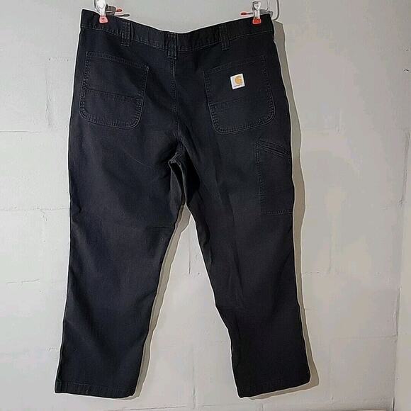 Carhartt Pants Black Relaxed Fit Workwear Mens 40X30 (40X29) actual - Picture 1 of 4